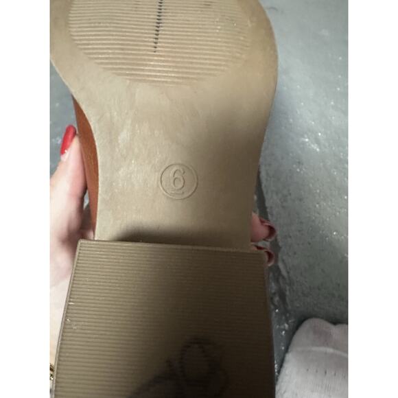 Cynthia Rowely red brown wedge heel shoes - Picture 4 of 8